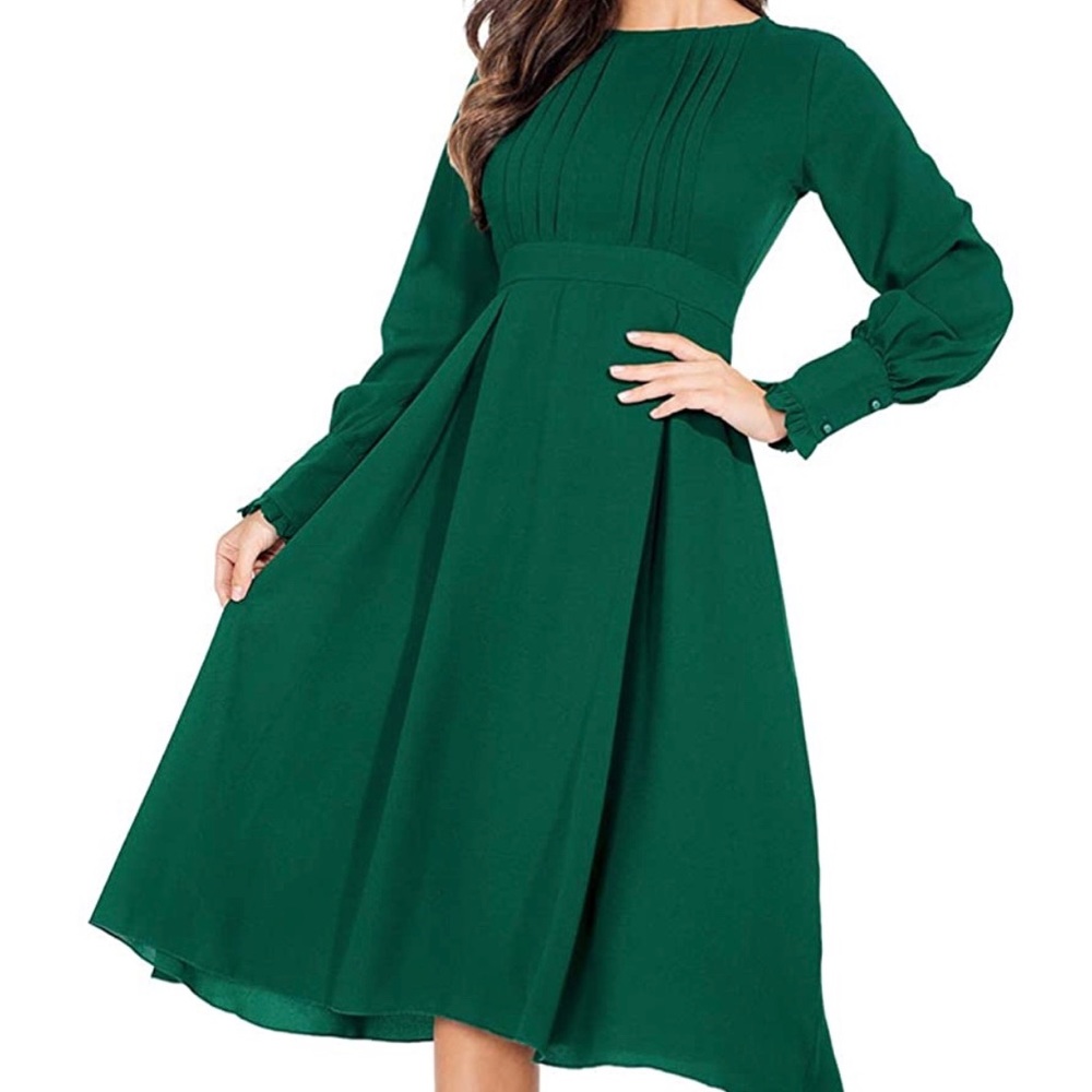 Green Fit and Flare Dress/Handmaid’s Tale